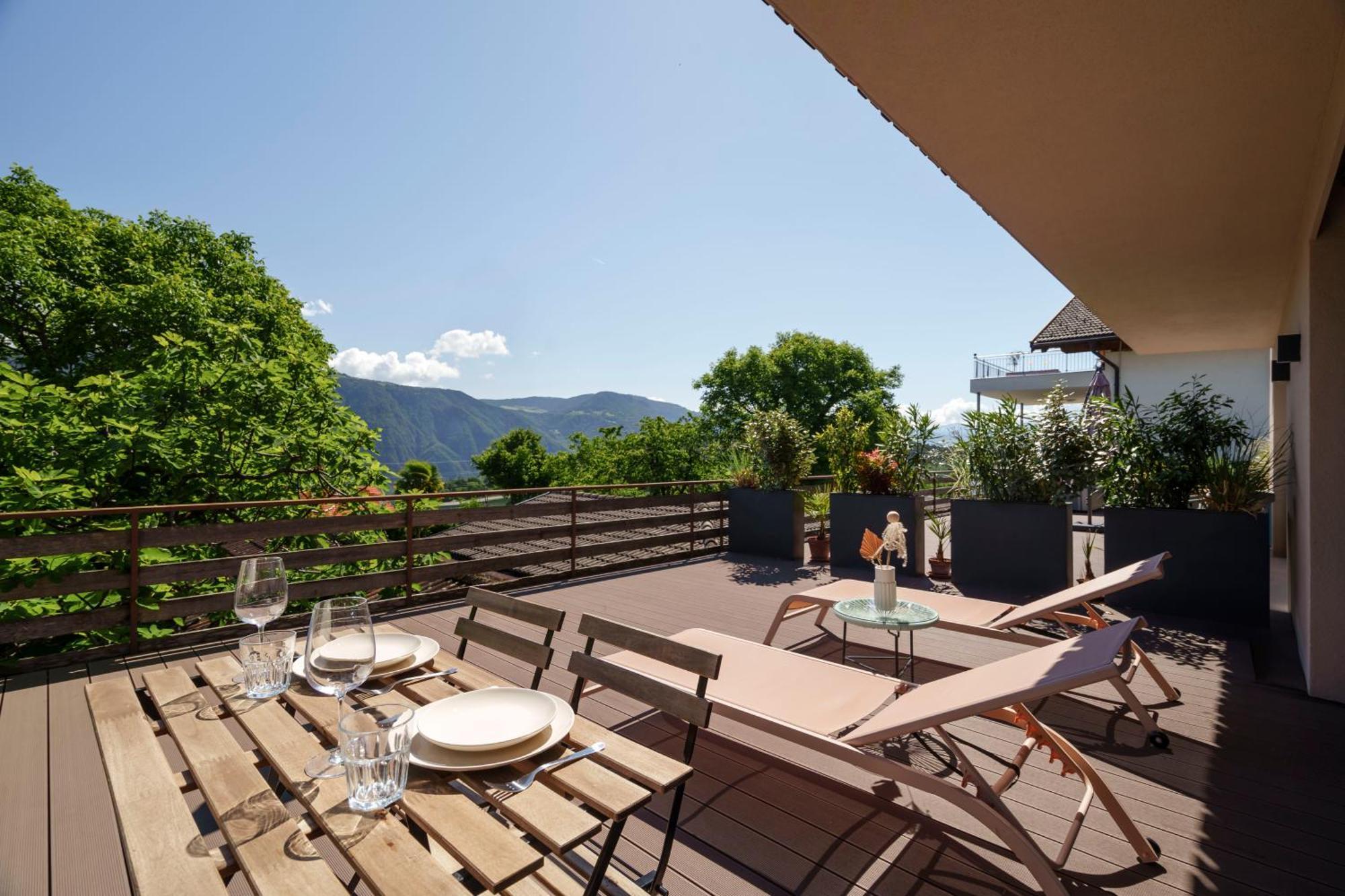 Mountain View Suites Tisens Exterior foto