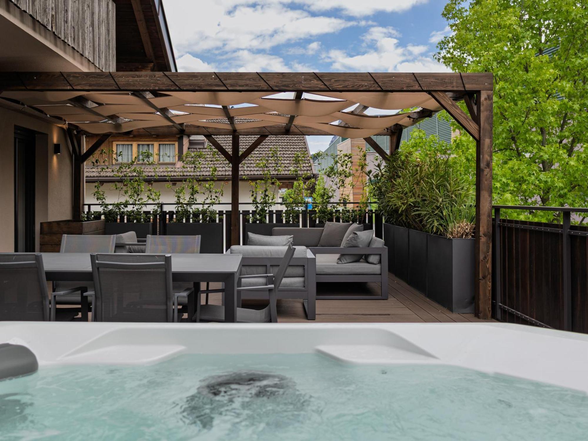 Mountain View Suites Tisens Exterior foto
